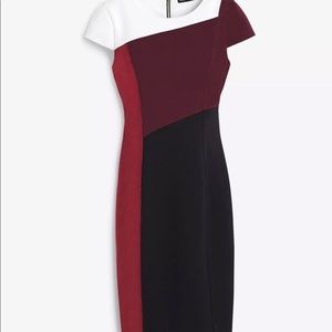 White House Black Market - Color Block Dress
